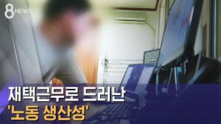 재택근무로 드러난 '노동 생산성'…위기감도 가중 / SBS