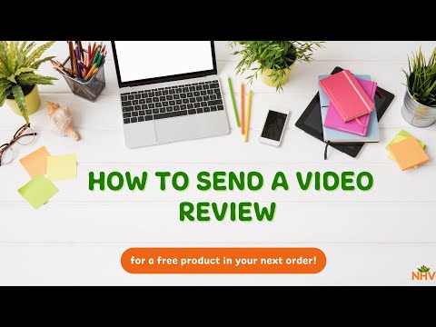 How To Send A Video Review For A Free Product