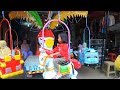 ASYIK..!! NAIK Odong odong Ayunan  Tayo dan Robocar poli PLAYGROUND KIDS