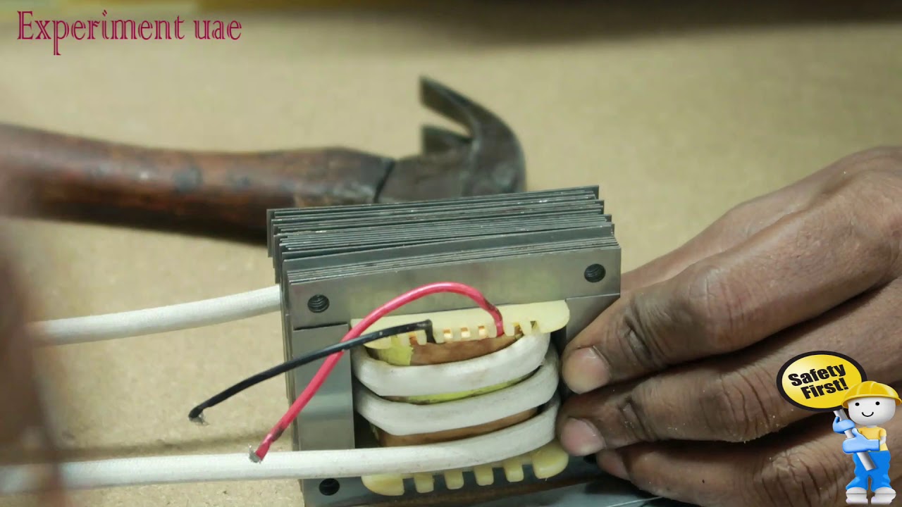Simply make Old Transformer convert Soldering iron Experiment UAE