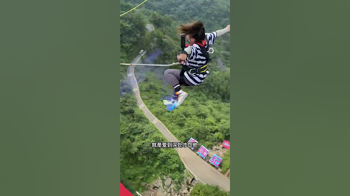 Bungee Jumping With Rope In Beautiful Place:Asmr Bungee Jumping #funny #bungeejump
