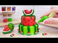 Best of miniature cake decorating  1000 asmr miniature cooking compilation