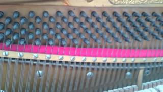 Danemann Upright Piano #2 - Underdamped and Overstrung