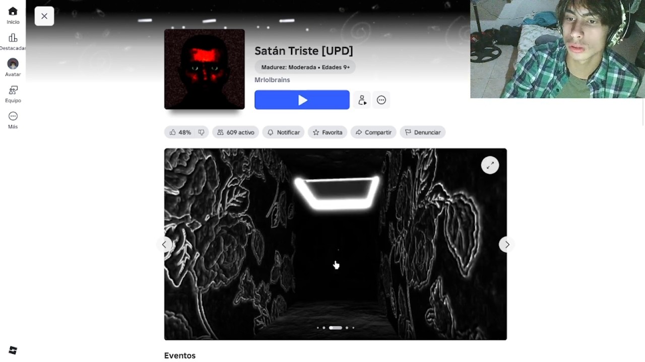 jaja me asuste con un juego de roblox