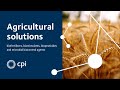 Agricultural solutions: biofertilisers, biostimulants, biopesticides and microbial biocontrol agents