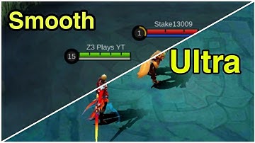smooth vs ultra graphics mlbb