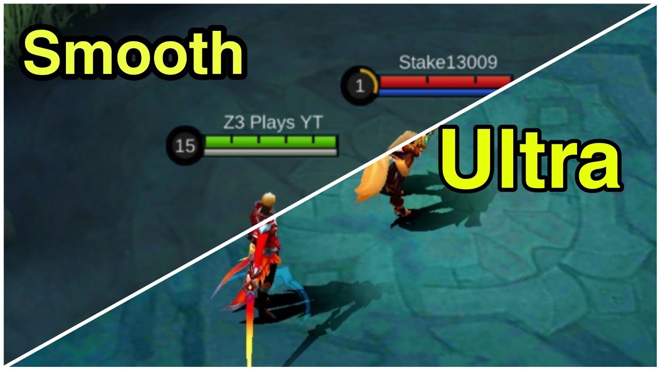 smooth vs ultra graphics mlbb