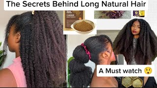 Uncovered Secrets Behind Long Natural Hair//How to Grow Natural Hair// Remedies For Natural Hair