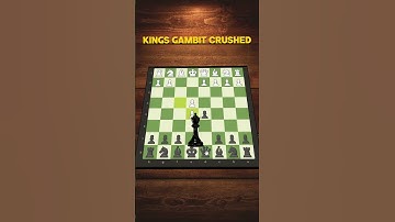 Crushing the Kings Gambit #shorts #chess #chesstraps