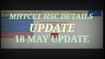 MHT-CET 2020 HSC detail update   || MHTCET Latest Update || how to update HSC detail in Mhtcet 2020