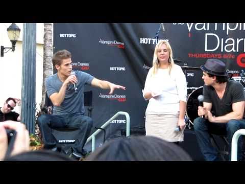 Vampire Diaries Miami Tour - Damon & Stefan Q&A [P...