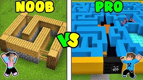 NOOB VS PRO ΠΟΙΟΣ ΕΧΕΙ ΤΟ ΚΑΛΥΤΕΡΟ ΛΑΒΥΡΙΝΘΟ ΣΤΟ MINECRAFT