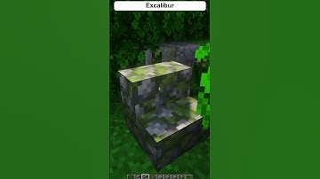 Minecraft Build Ideas: Excalibur #shorts #minecraft