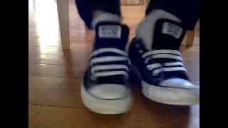 Converse Shoe Play Under Desk