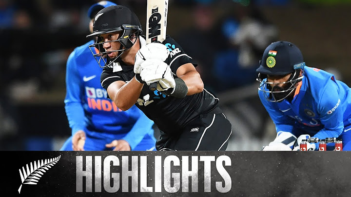 Record Breaking Chase! | FULL HIGHLIGHTS | BLACKCAPS v India - 1st ODI, 2020