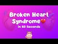 Broken Heart Syndrome (Takotsubo Cardiomyopathy) - Explained Simply 🫀