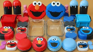 Mixingred Vs Blue Eyeshadow And Makeup,Parts,Glitter Into Slimesatisfying Slime Videoasmr