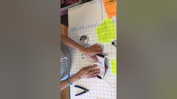 Threading a bead on elastic ties for Mask Making