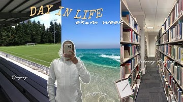A DAY IN MY LIFE📚exam week+cleaning🧽+beach🏖+library sessions 📒Nelson Mandela University Student