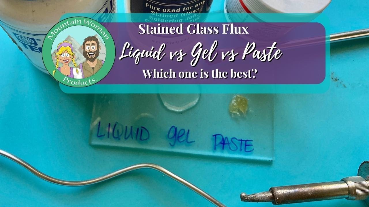 Which flux is best for Stained Glass Soldering? Liquid vs Gel vs Paste Flux  Comparison 