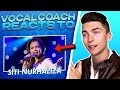 VOCAL COACH Reacts to Siti Nurhaliza - Medley Lagu Cinta (live) | Reaction