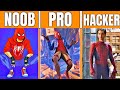 Minecraft pixel art «SpiderMan» (noob VS pro VS hacker) PART 7