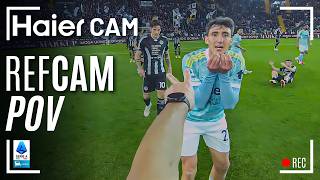 HAIER CAM | REF CAM POV: Tu esi teisėjas Udinese-Juventus | Serie A 2025/26