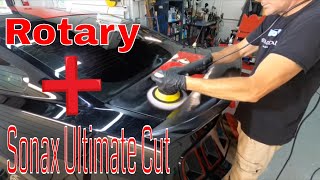 ROTARY + SONAX ULTIMATE CUT = Success!!  Ford Mustang!