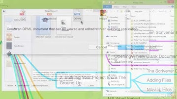 Importing Mindmaps in Scrivener For Windows