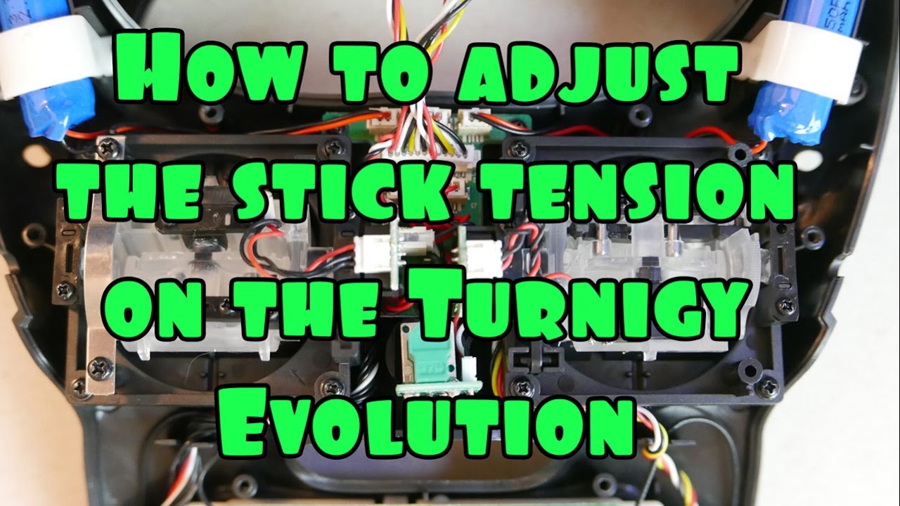 How to adjust the stick tension on Turnigy Evolution YouTube
