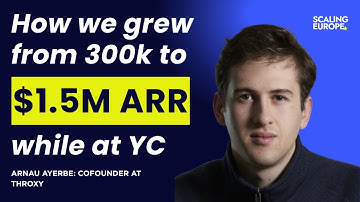 Arnau Ayerbe: Cofounder at Throxy on going through YC and hitting 7 figures of ARR