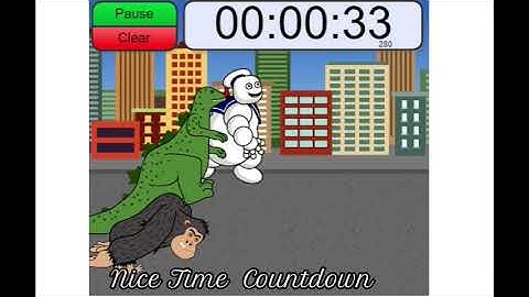1min Nice Time  Countdown | Monster Race Timer! corrida de monstros