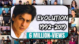 Shahrukh Khan Evolution (1992-2019) | SRK | Mix Mashup Reaction