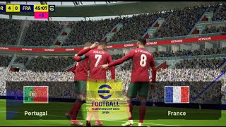 Portugal vs France football match