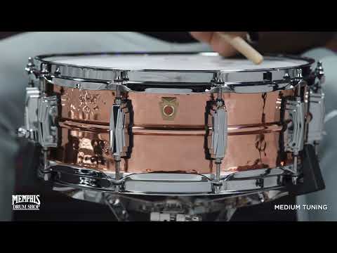 Ludwig 14x5 Copperphonic Hammered Snare Drum (LC660K)