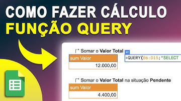 Google Sheets: QUERY como fazer Cálculos de SOMA e MÉDIA na função QUERY no Google Planilhas