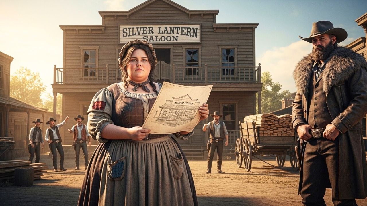 They Laughed When the Obese Girl Took the Abandoned Saloon — Until the Mountain Man Appeared