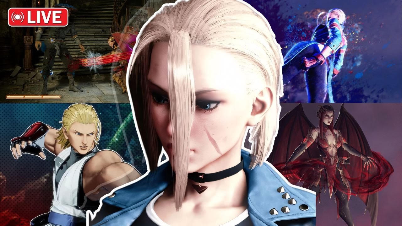 LIVE NOW: ROAD TO EVO! MK1, SF6 AND MORE RANK AND MAYBE SPARRING, TOURNAMENT
