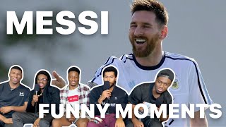 LIONEL MESSI FUNNY MOMENTS! 😭😂 |  NSP REACTION