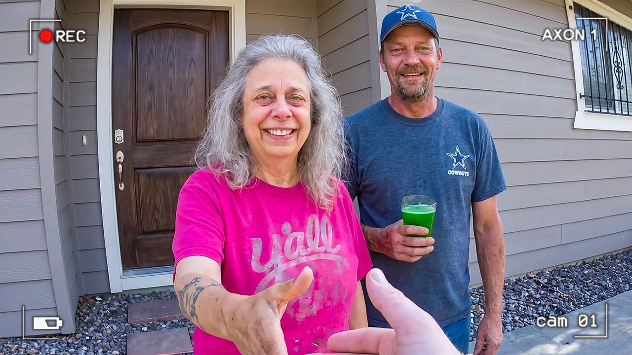 Husband Unaware That His Drink Has Been Poisoned by His Wife