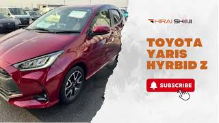TOYOTA YARIS HYBRID Z | 2021 | RED | 1490CC | PUSH START | POWER DOOR | HIRAI SHOJI