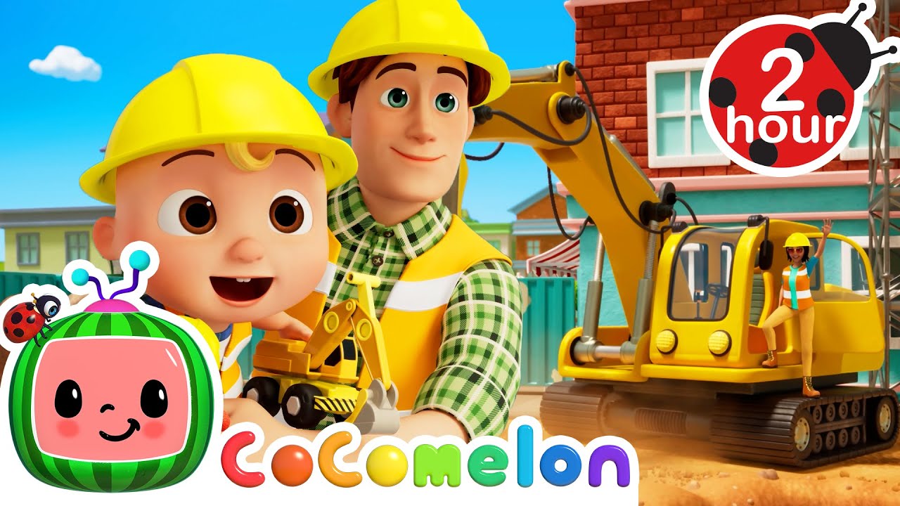 JJ's Excavator Song! + MORE | 1 HOUR | CoComelon Kids Songs & Nursery Rhymes