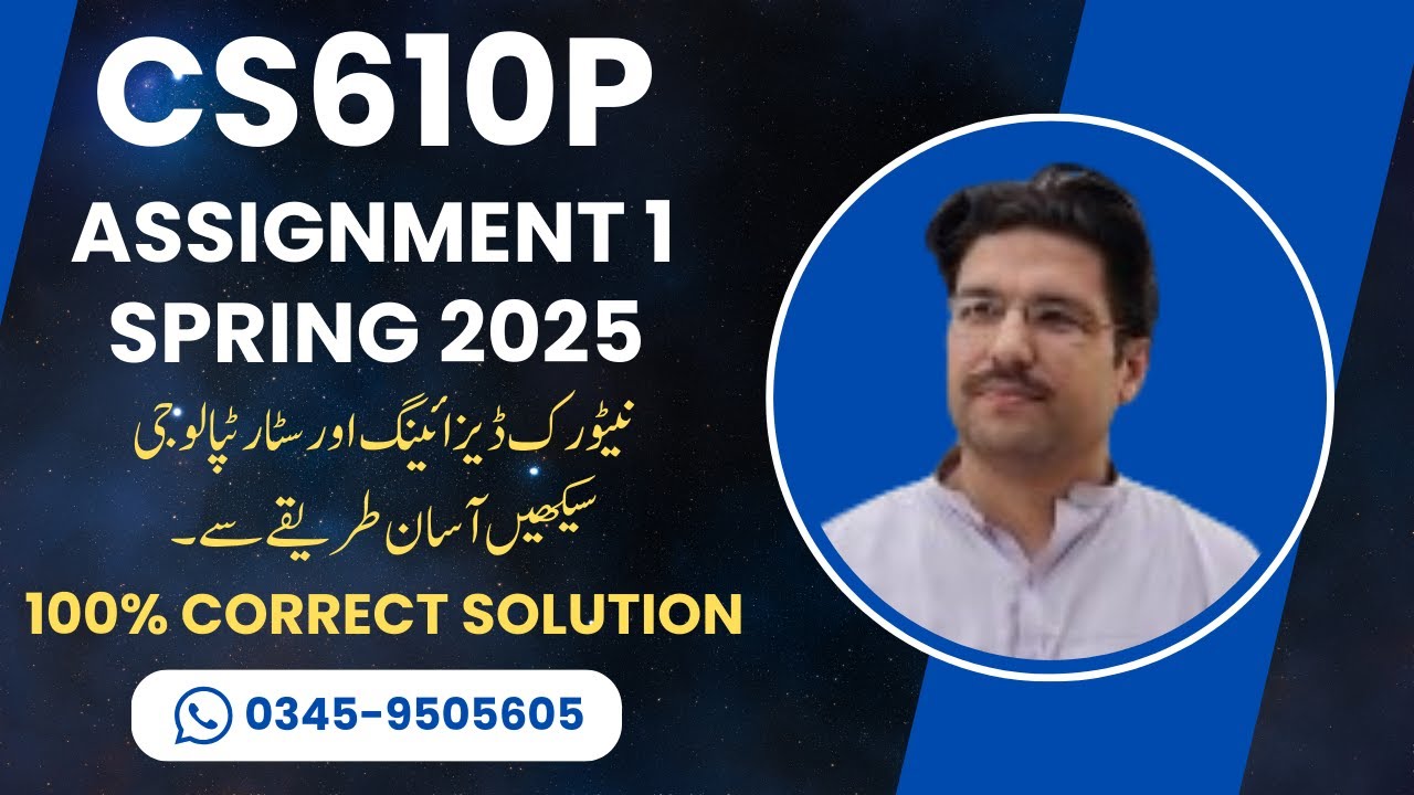CS610P Assignment 1 Solution Spring 2025 | CS610P Computer Networks ...
