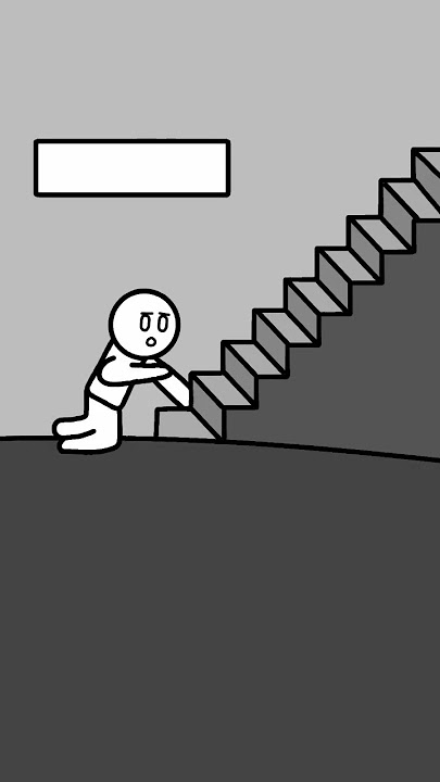 cara agar cepat naik tangga #feedshorts #shorts #shortsfeed #animasiindonesia