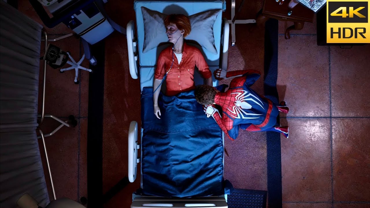 SPIDER-MAN REMASTERED PS5 - Aunt May Death Scene