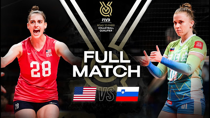 🇺🇸 USA vs 🇸🇮 SLO - Paris 2024 Olympic Qualification Tournament | Full Match - Volleyball