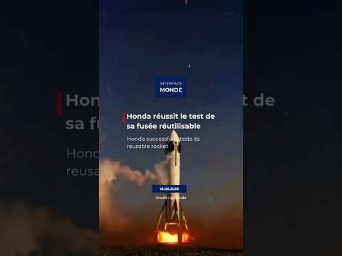 Honda réussit le test de sa fusée réutilisable