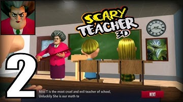 Scary Teacher 3D Gameplay Walkthrough Part 2 (Android, iOS) Outfit Woes and Pin Attack