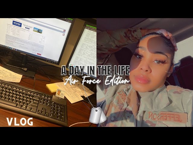 DAY IN THE LIFE: AIR FORCE EDITION ✈️ | VLOG | Come with me to work! | What is my job? class=