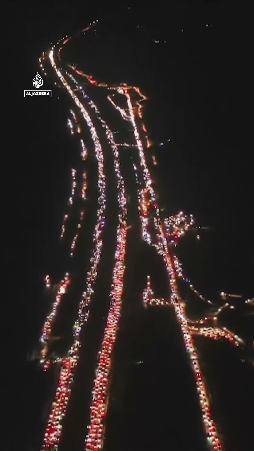Roads to Syria’s capital jammed after fall of Assad | AJ #shorts